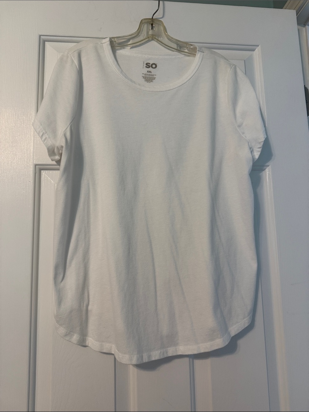 SO White Short-Sleeve Crewneck Tee for Kids